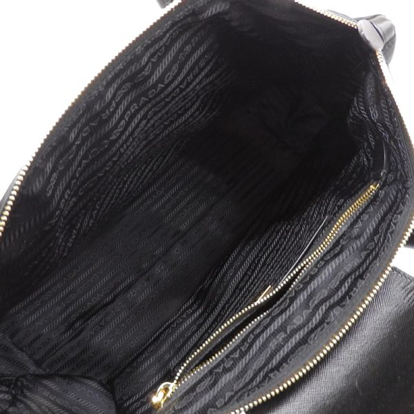 ob1858 6 Prada 2WAY Bag Nylon Black