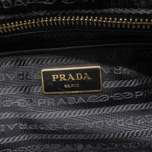 ob1858 7 Prada 2WAY Bag Nylon Black