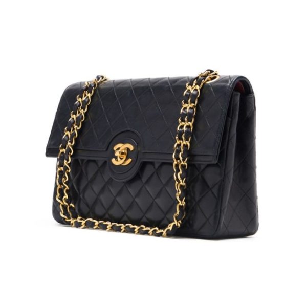 orbx1lwqglpoj 2 Chanel Matelasse Flap Chain Shoulder Bag Black