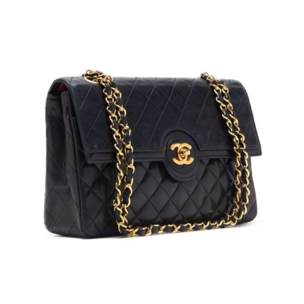 orbx1lwqglpoj 3 Chanel Matelasse Flap Chain Shoulder Bag Black