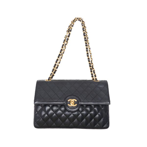 orbx1lwqglpoj 6 Chanel Matelasse Flap Chain Shoulder Bag Black