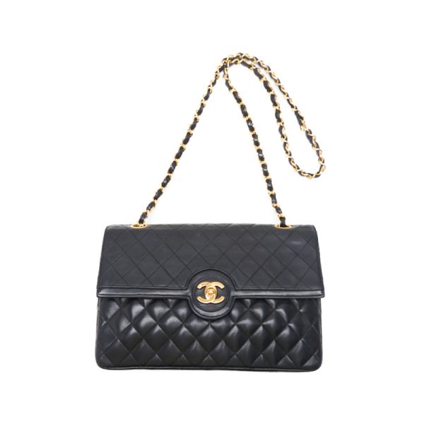 orbx1lwqglpoj 7 Chanel Matelasse Flap Chain Shoulder Bag Black