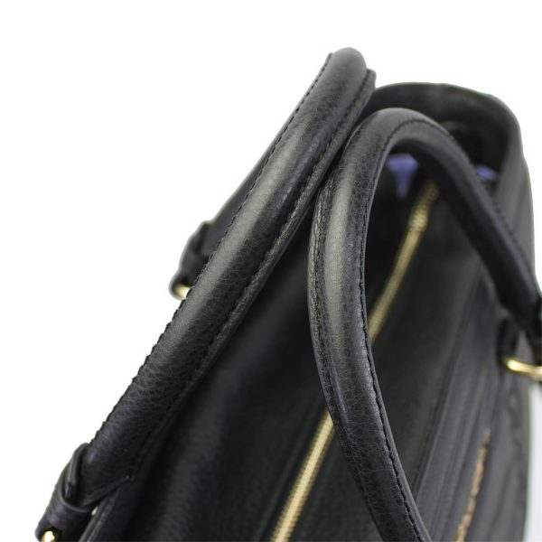 org 5 Versace Jeans Handbag Shoulder Strap Black