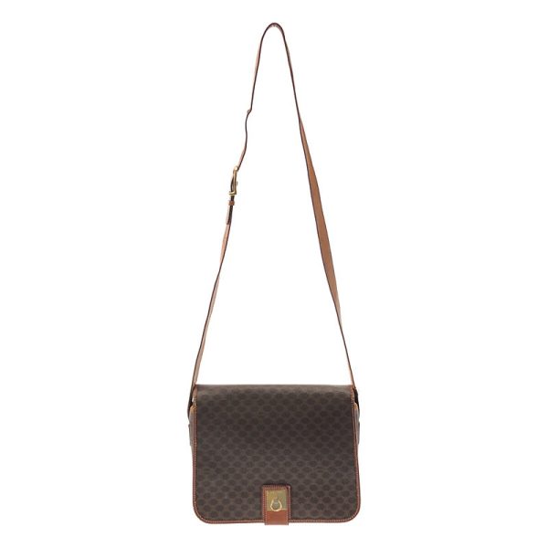 phe0ib7gr4do 1 Celine Macadam Pattern Gancini Shoulder Bag