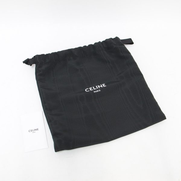 pr13062124 10 Celine Shoulder Bag Medium Taboo Stripe Canvas Calf