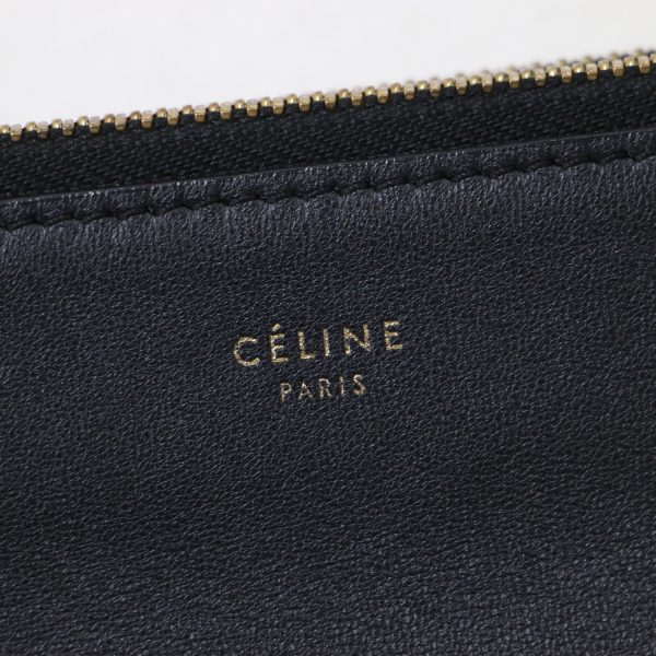 pr14040064 8 Celine Trio Large Shoulder Bag Crossbody Leather Black