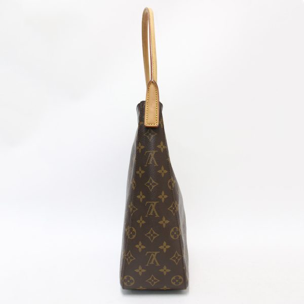 pr14042319 2 Louis Vuitton Monogram Looping GM Tote Bag Brown