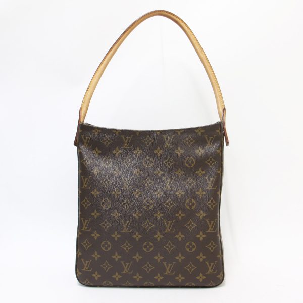 pr14042319 3 Louis Vuitton Monogram Looping GM Tote Bag Brown