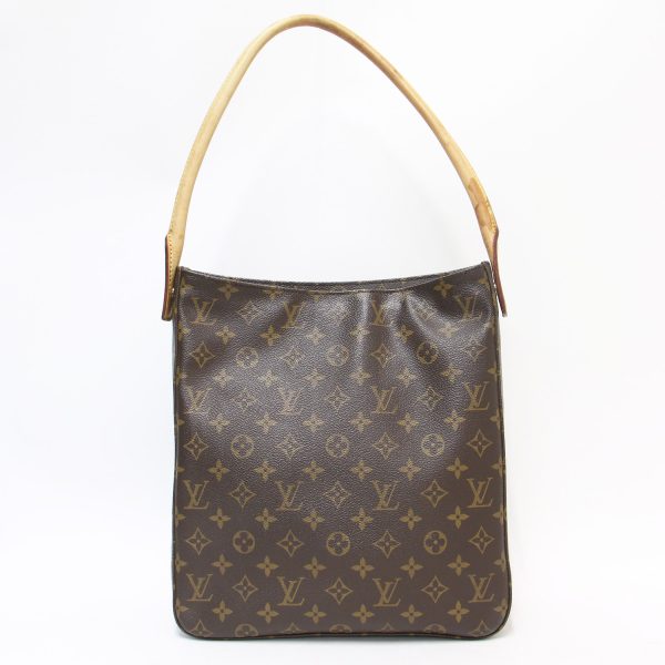 pr14042319 4 Louis Vuitton Monogram Looping GM Tote Bag Brown