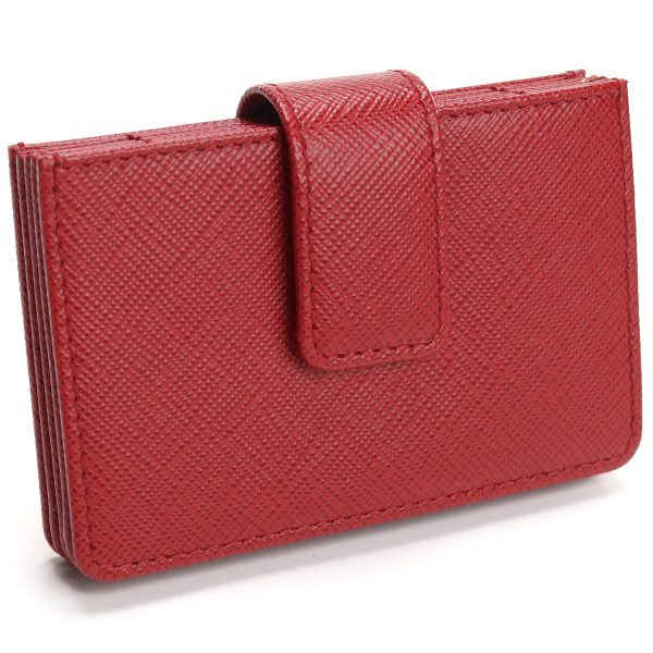 pra1mc211041 1 Prada Card Case Coin Case FUOCO Red