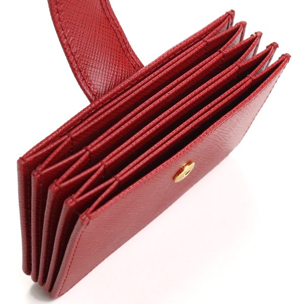 pra1mc211041 3 Prada Card Case Coin Case FUOCO Red