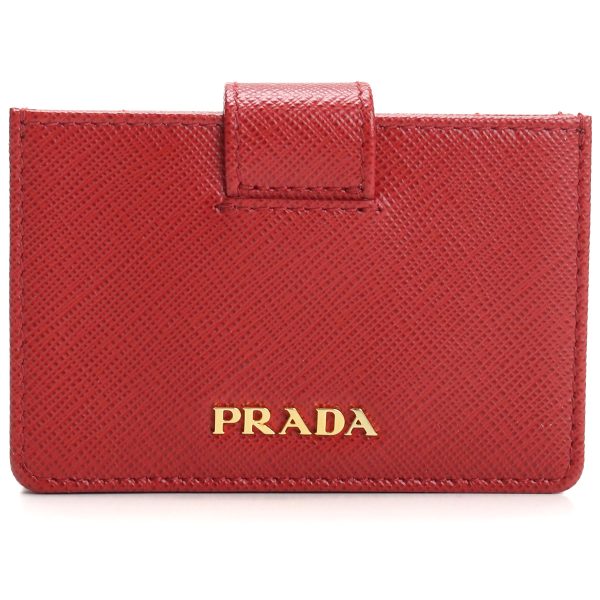 pra1mc211041 5 Prada Card Case Coin Case FUOCO Red