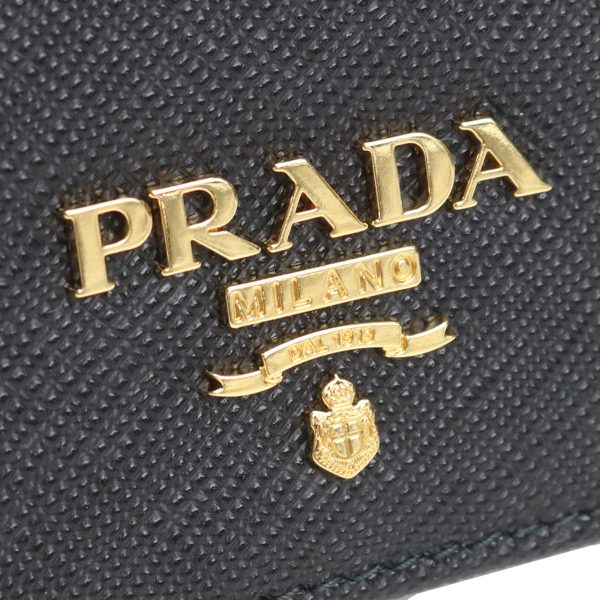 pra1mv204051 2 Prada Bifold Wallet Black