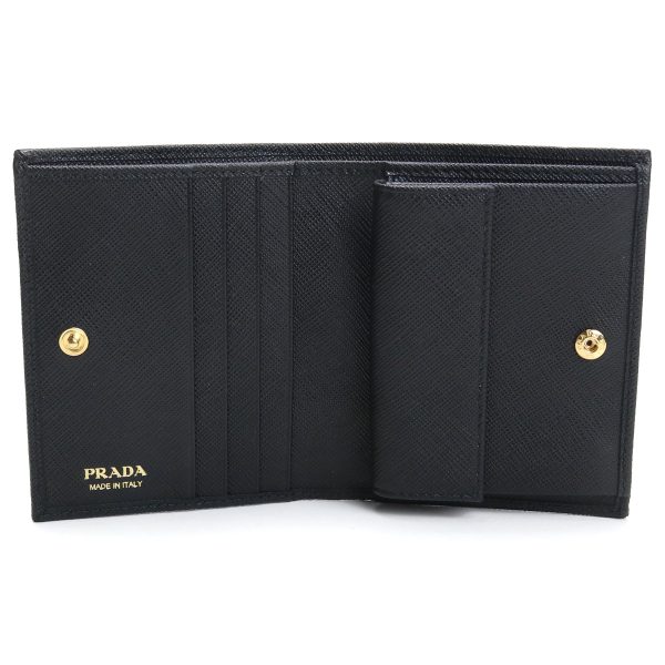 pra1mv204051 3 Prada Bifold Wallet Black