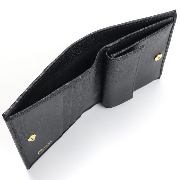 pra1mv204051 4 Prada Bifold Wallet Black