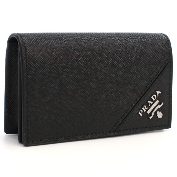 pra2mc12201 1 Prada Saffiano Leather Business Card Holder NERO Black