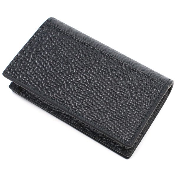 pra2mc12201 4 Prada Saffiano Leather Business Card Holder NERO Black