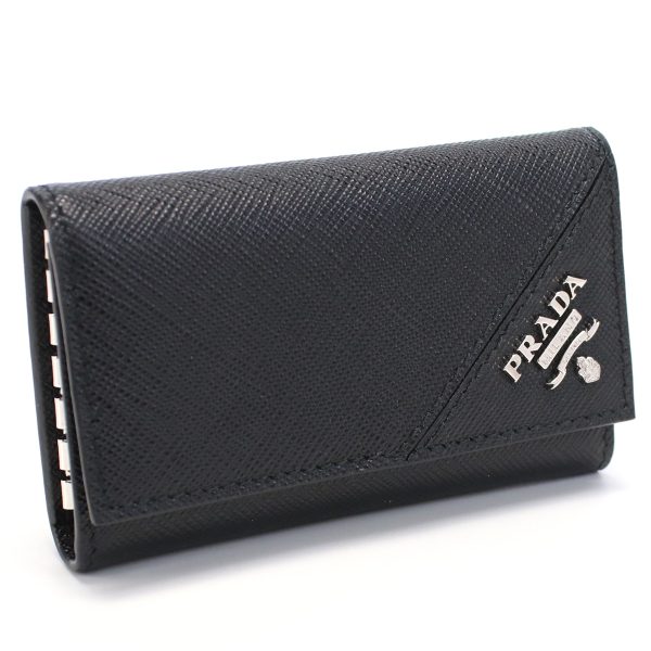 pra2pg22201 1 Prada 6 Key Case NERO Black