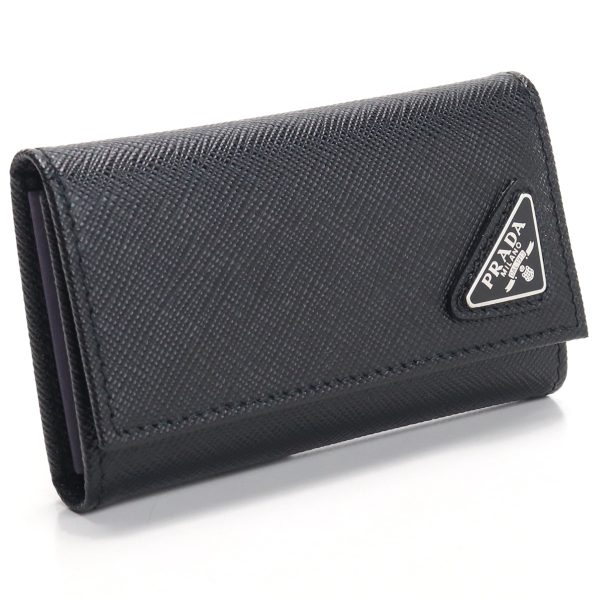 pra2pg22203 1 Prada Key Case Saffiano NERO Black