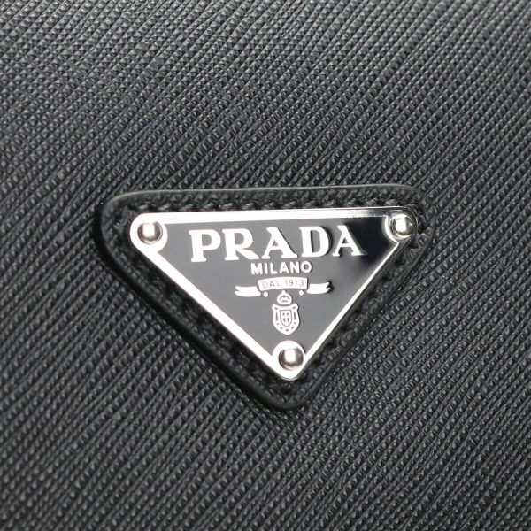 pra2ve368011 2 Prada Briefcase Business Bag Leather Genuine Saffiano Black