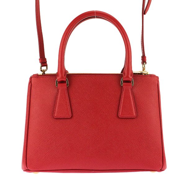 prd 1ba896slufuoco 1 Prada 2WAY Handbag Tote Shoulder Crossbody Fire Red