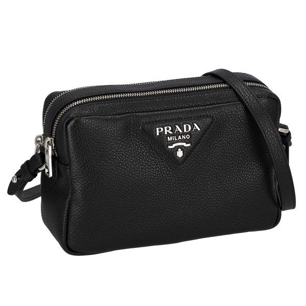 prd 1bh082vds3oner 3 Prada Mini Bag Shoulder Crossbody Clutch Black