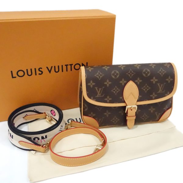 s2406 06 504469ti 08 Louis Vuitton Monogram Diane NM PM 2way Bag Brown