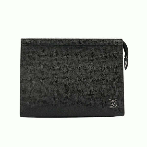 s340522 12 01 Louis Vuitton Pochette Voyage Taiga Noir Black