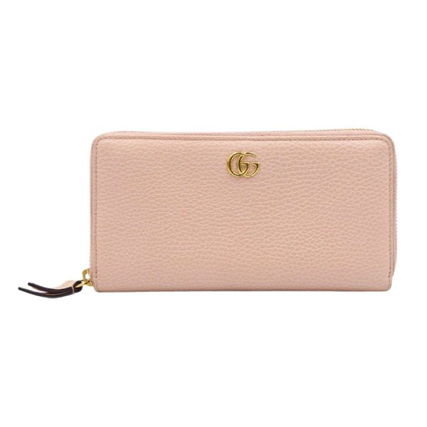 s341023 01 01 Gucci Petit GG Marmont Zip Around Wallet Pink