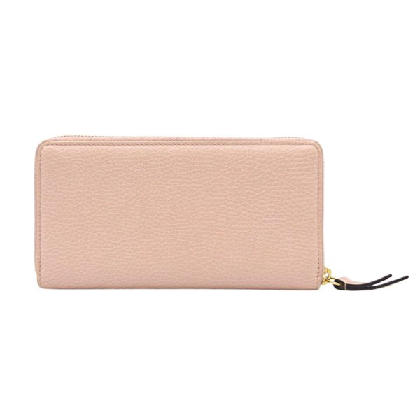 s341023 01 02 Gucci Petit GG Marmont Zip Around Wallet Pink