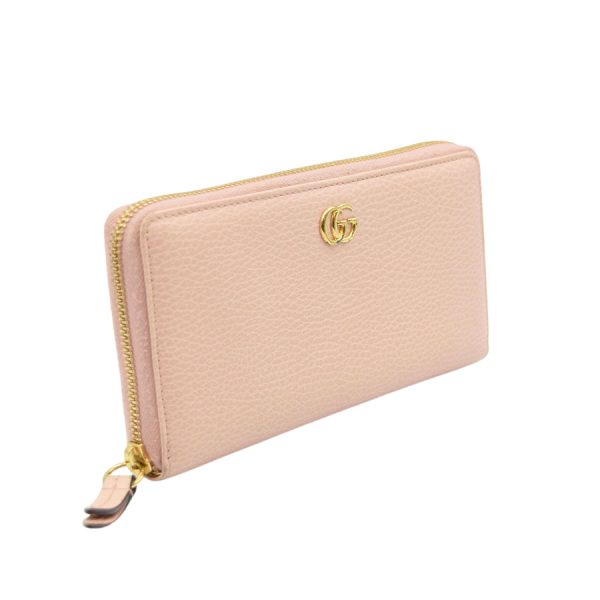 s341023 01 05 Gucci Petit GG Marmont Zip Around Wallet Pink