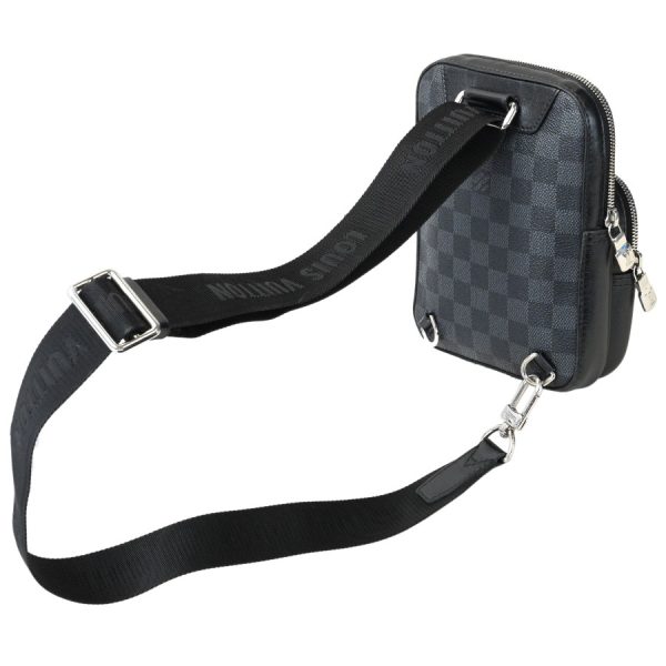 s350712 03 06 Louis Vuitton Amazon Sling Shoulder Bag Black