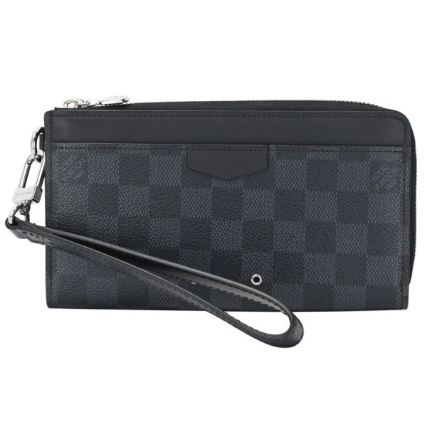 s351104 01 01 Louis Vuitton Zippy Dragonne Long Wallet Black