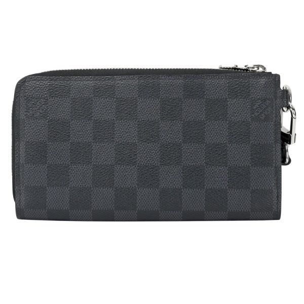 s351104 01 02 Louis Vuitton Zippy Dragonne Long Wallet Black