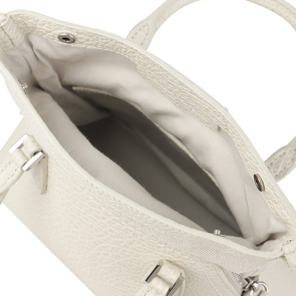 s56wg0081p4455h96 5 Maison Margiela Shoulder Bag Five AC Micro White