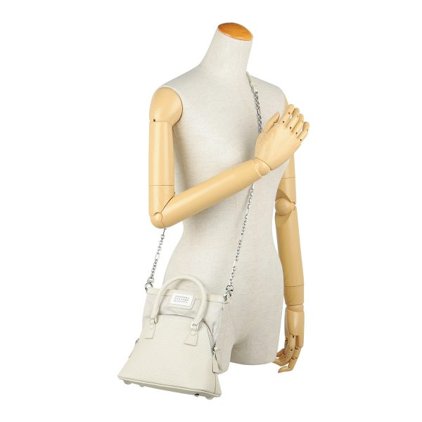 s56wg0081p4455h96 6 Maison Margiela Shoulder Bag Five AC Micro White