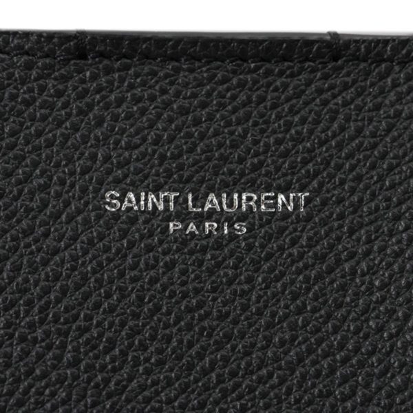 sal 676657b680n100 4 Saint Laurent Cowhide Tote Bag Black