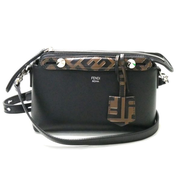 sb23 0714 56 1 Fendi By The Way Small 2Way Shoulder Bag Black