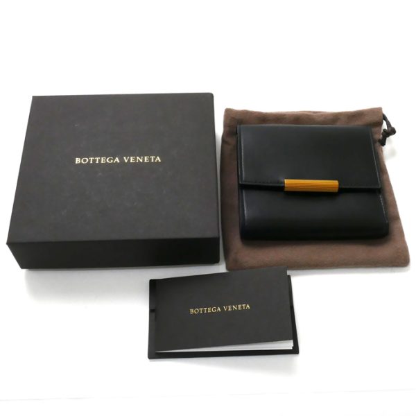 sb23 0818 19 7 Bottega Veneta Bifold Wallet Black