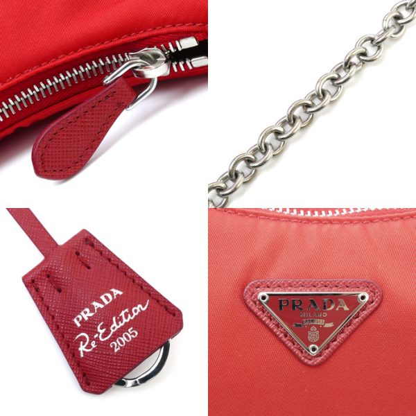 sb23 1027 23 5 Prada Re Edition Tessuto Shoulder Bag Red