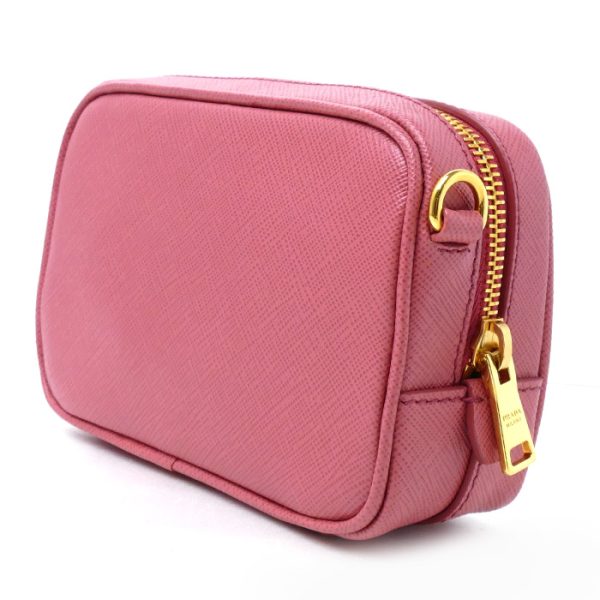 sb24 0112 43 2 Prada Saffiano Shoulder Bag Pink