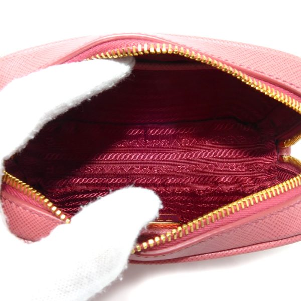 sb24 0112 43 4 Prada Saffiano Shoulder Bag Pink