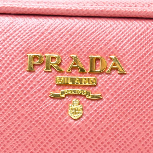 sb24 0112 43 5 Prada Saffiano Shoulder Bag Pink