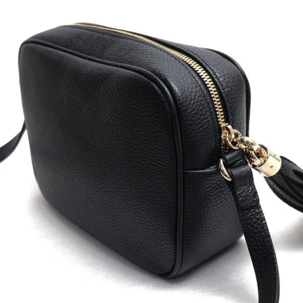 sb24 0216 38 218 Gucci Soho Disco Shoulder Bag Black