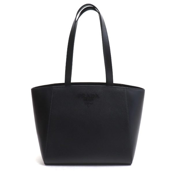 sb24 0315 32 316 Prada Saffiano Cuir Tote Bag Black