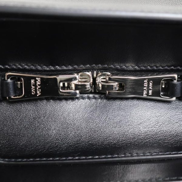 sb24 0315 32 320 Prada Saffiano Cuir Tote Bag Black