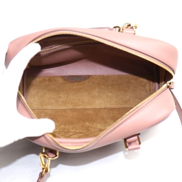 sb24 0405 25 408 Loewe Anagram Amazona 23 2Way Shoulder Bag Pink Beige