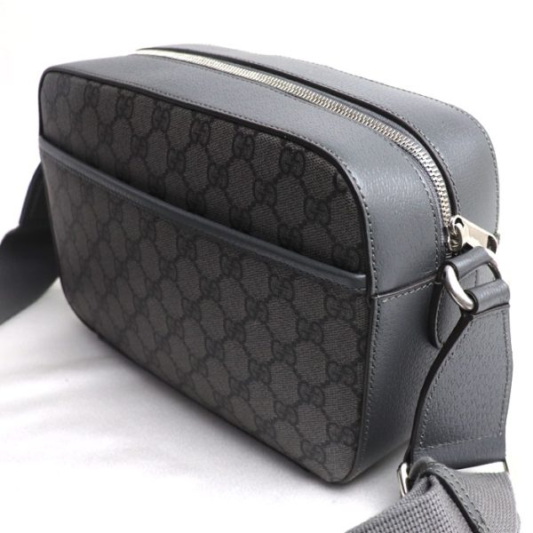 sb24 0510 29 512 Gucci Ophidia Medium Shoulder Bag GG Supreme Messenger Gray