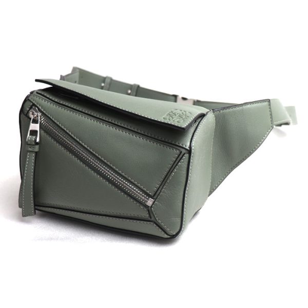 sb24 0510 34 511 Loewe Puzzle Bum Bag Mini Waist Bag Dark Sage