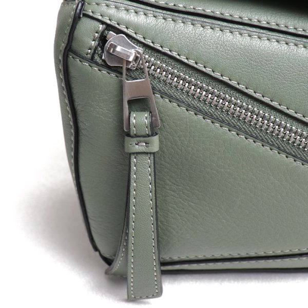 sb24 0510 34 515 Loewe Puzzle Bum Bag Mini Waist Bag Dark Sage